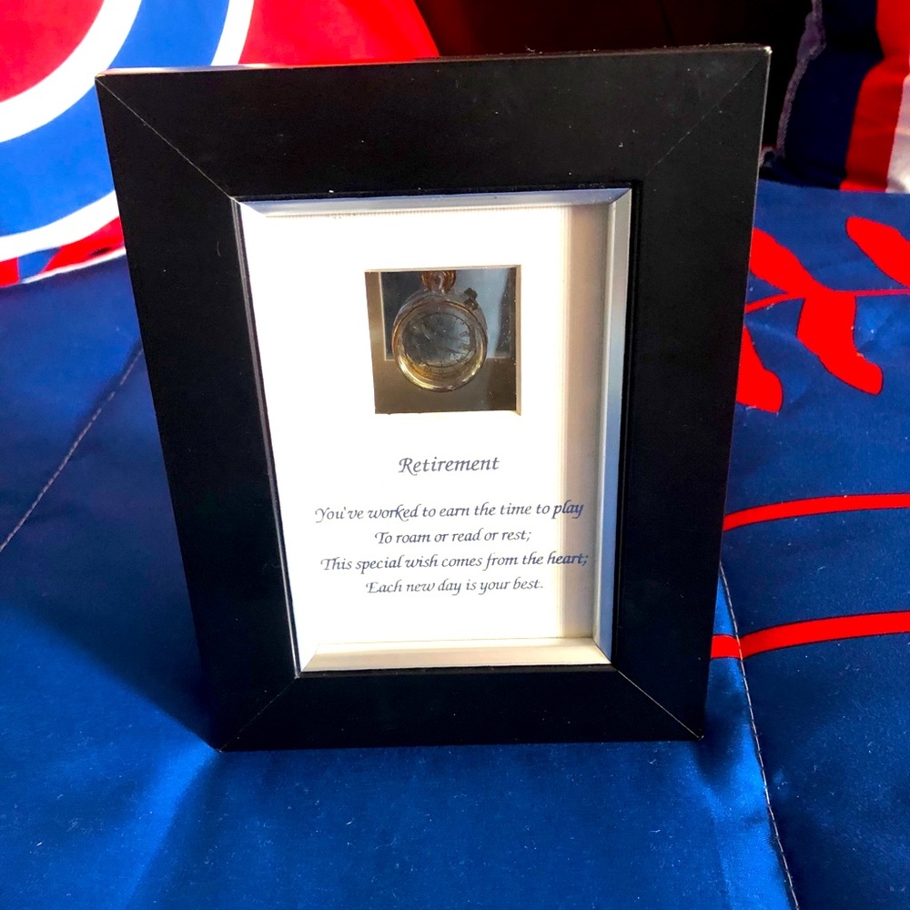 Retirement Plaque with LED light